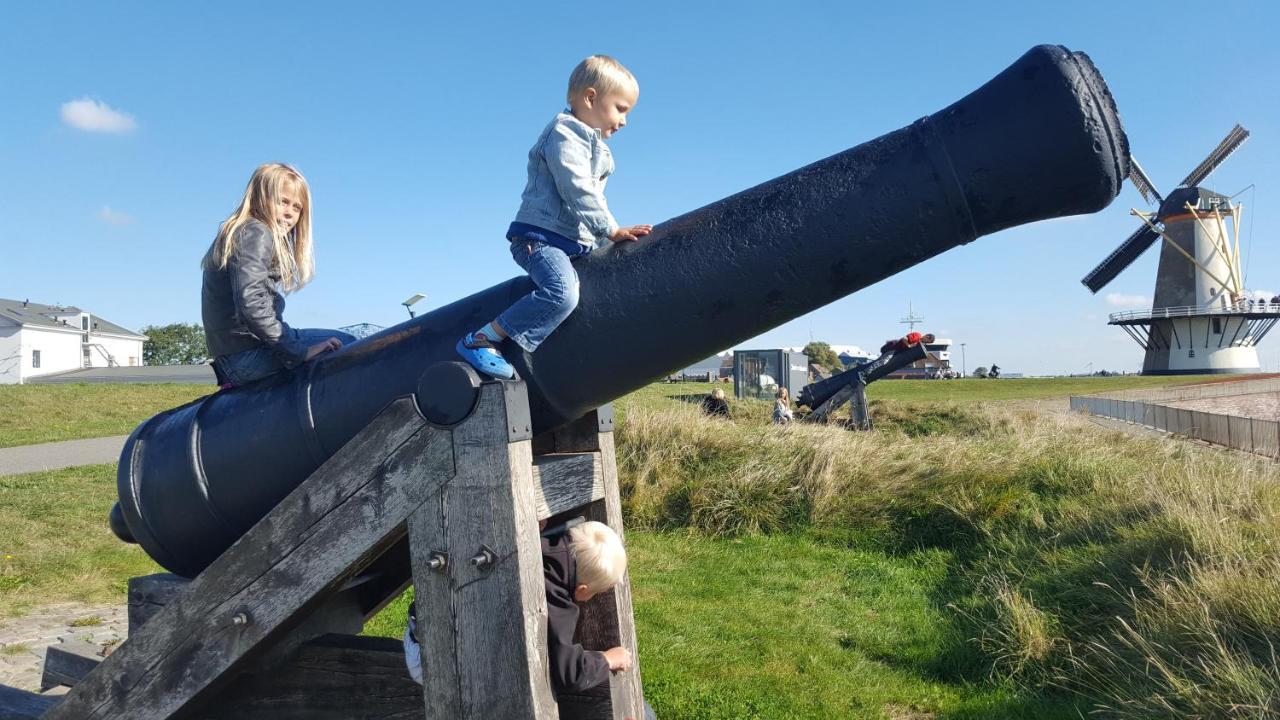 Rijksmonument Havenzicht, Met Zeezicht, Ligging Direct Aan Zee En Centrum Vlissingen Exterior foto